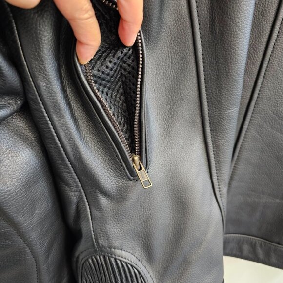 WOMEN'S MOTORCYCLE JACKETS, Black, Size Small, NEW - Picture 15 of 16